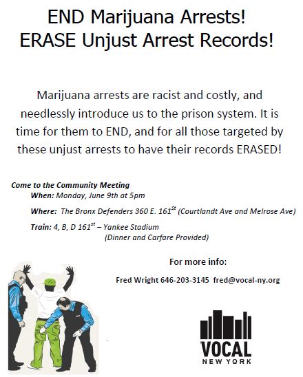 060914 MJ Decrim Bronx Defenders Mtg REVISED